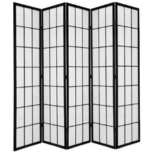 5 Panel Shoji Room Divider Screen